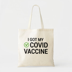 Tote Bag J'Ai Mon Vaccin Au COVID