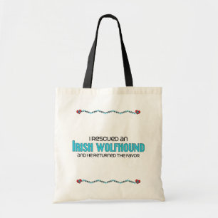 Tote Bag J'ai secouru un chien-loup irlandais (le chien
