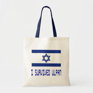 Tote Bag J'ai survécu à Ulpan