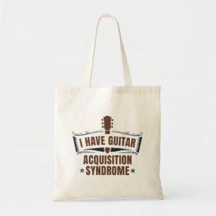 Tote Bag J'Ai Un Syndrome D'Acquisition De Guitare