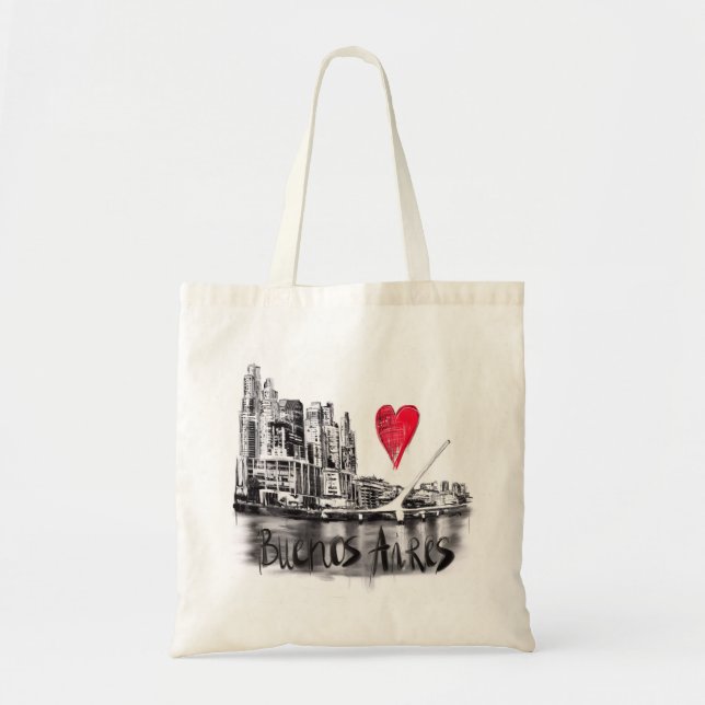 Tote Bag J'aime Buenos Aires. Buenos Aires (Devant)
