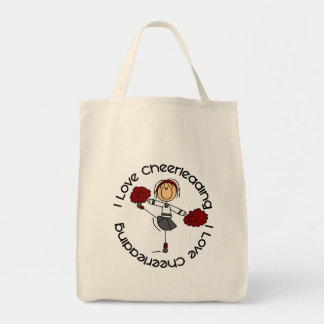 Tote Bag J'aime Cheerleading le chiffre pom-pom girl de