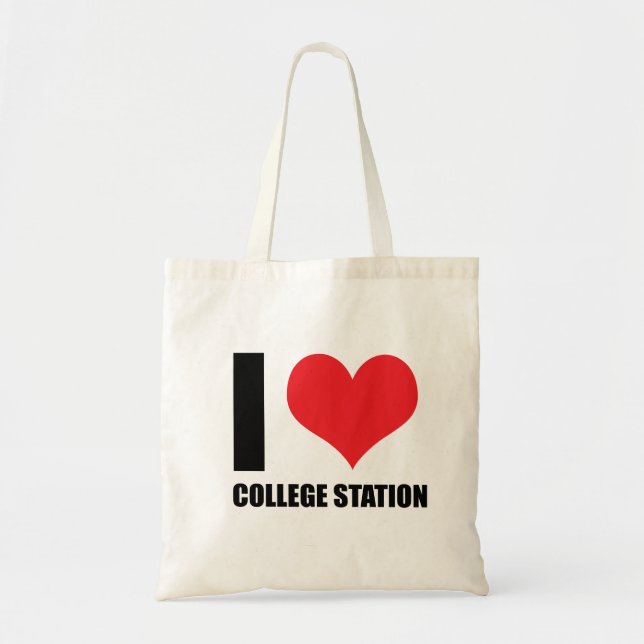 Tote Bag J'aime College Station (Devant)