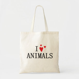 Tote Bag J'aime des animaux