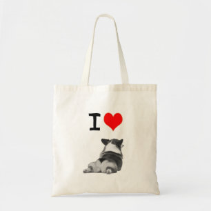 Tote Bag J'aime des bouts de corgi