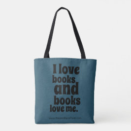 Tote Bag J'aime des livres Fourre-tout (la sarcelle d'hiver
