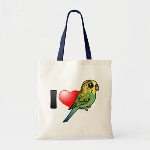 Tote Bag J'aime des perruches