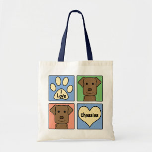 Tote Bag J'aime des Retrievers de la Baie de Chesapeake