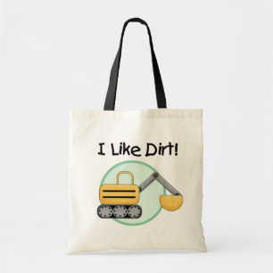Tote Bag J'aime des T-shirts et des cadeaux de saleté