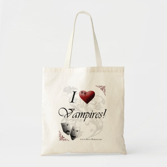 Tote Bag J'aime des vampires (Devant)