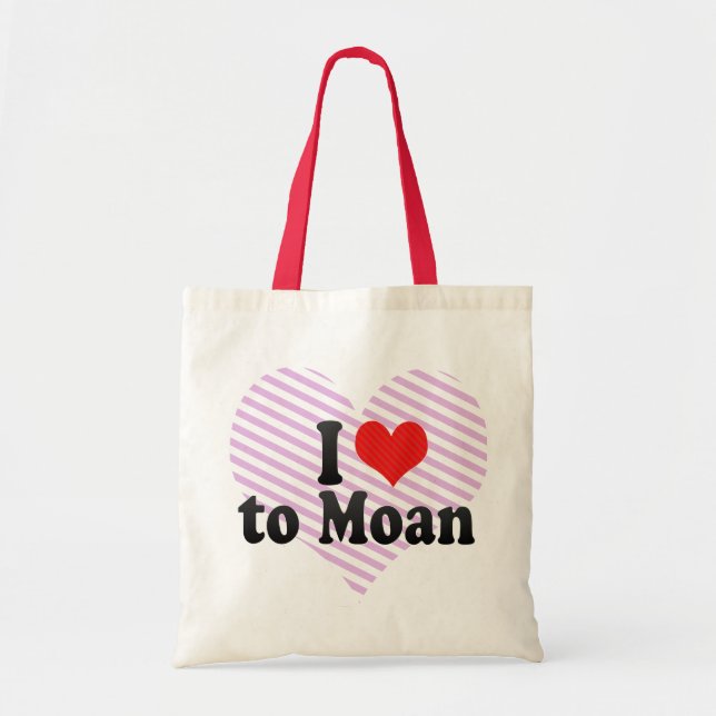 Tote Bag J'aime gémir (Devant)
