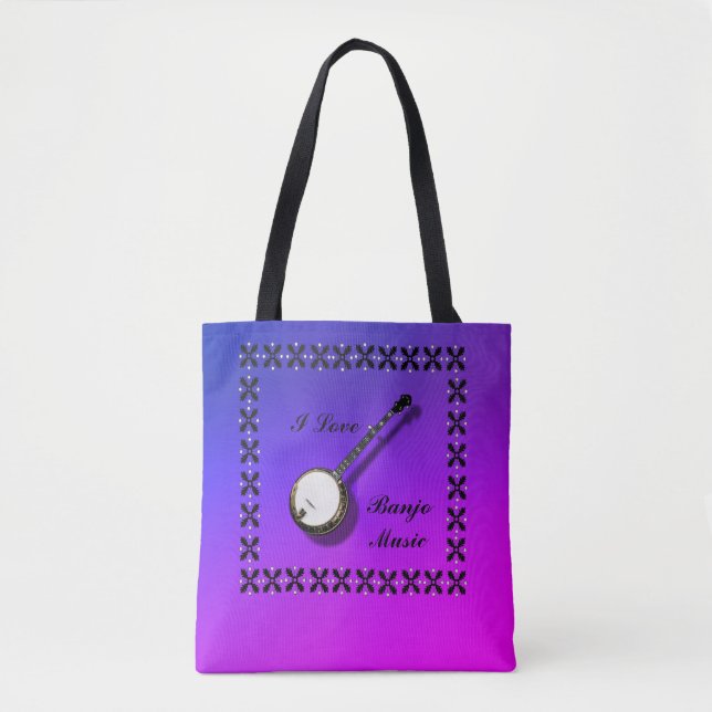 TOTE BAG J'AIME LA MUISQUE BANJO (Devant)