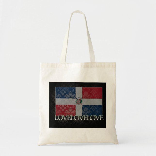 Tote Bag J'aime le cool de la République Dominicaine (Devant)