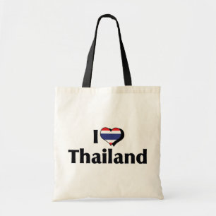 Tote Bag J'aime le drapeau de la Thaïlande