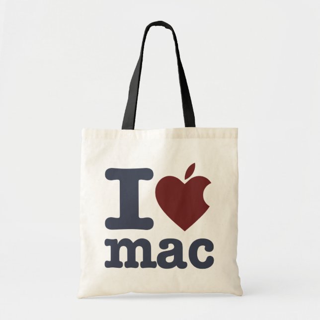 Tote Bag J'aime le Mac (Devant)