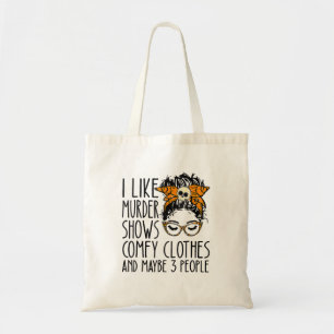 Tote Bag J'Aime Le Meurtre Qui Montre Des Vêtements Confort