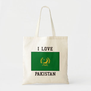 Tote Bag J'aime le Pakistan