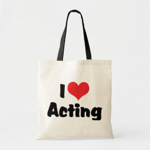 Tote Bag J'aime le théâtre d'art dramatique - Théâtre des a