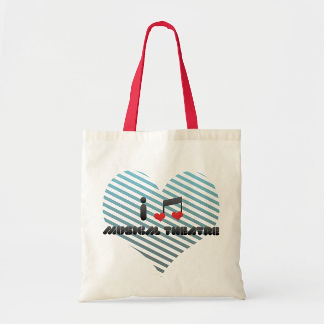 Tote Bag J'aime le théâtre musical (Devant)