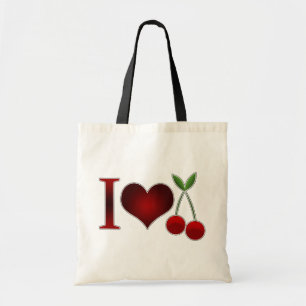 Tote Bag J'aime les cerises