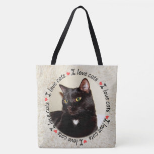 Tote Bag J'aime les chats