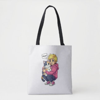 Tote Bag J'aime les chats