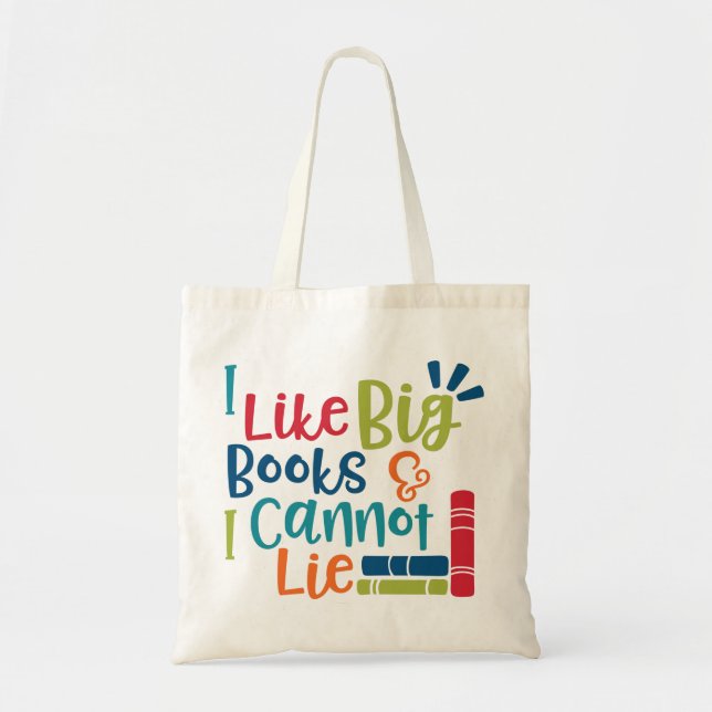 Tote Bag J'Aime Les Grands Livres (Devant)