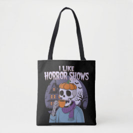 Tote Bag J'Aime Les Spectacles D'Horreur Design Graphique É