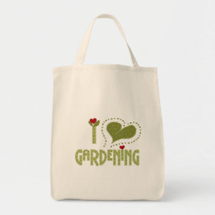 Tote Bag J'aime les T-shirts et les cadeaux de jardinage