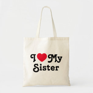 Tote Bag J'aime ma soeur