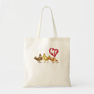 Tote Bag J'Aime Mes Poulets Hommes Et Femmes Quand Les Amat