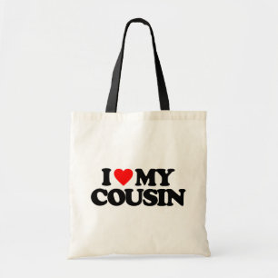 TOTE BAG J'AIME MON COUSIN