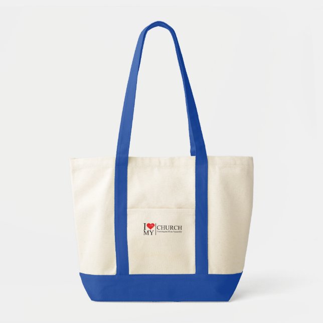 Tote Bag J'aime mon église (Devant)