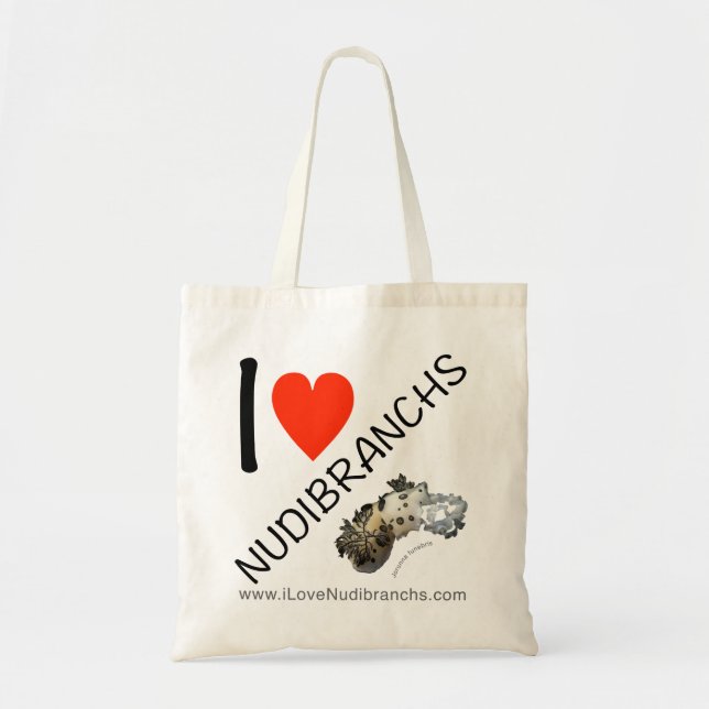Tote Bag J'aime Nudibranchs Fourre-tout (Devant)