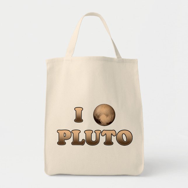 Tote Bag J'aime Pluton (Devant)