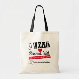 Tote Bag J'aime quelqu'un avec le rétinoblastome
