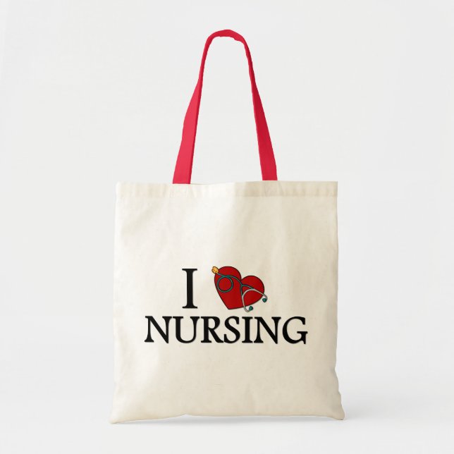 Tote Bag J'aime soigner (Devant)