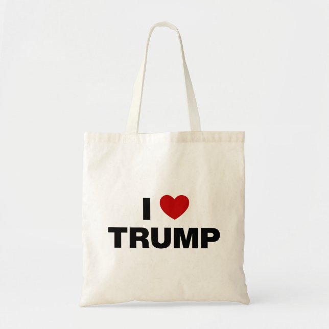 Tote Bag J'aime Trump (Devant)