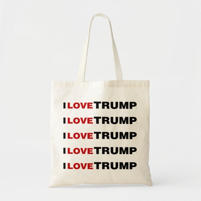 Tote Bag J'aime Trump (Devant)