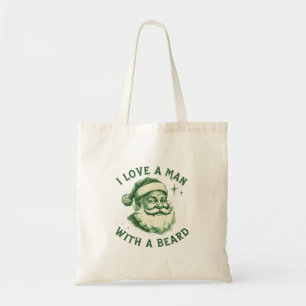 Tote Bag J'Aime Un Homme Avec Une Barbe Art numérique Desig