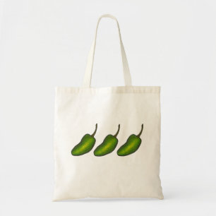 Tote Bag Jalapenos Vert Jalapeno Poivrons de Poivre Fourre-