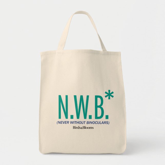 Tote Bag Jamais sans jumelles (Devant)