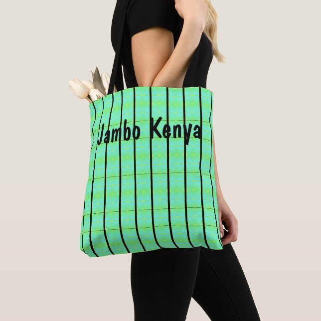 Tote Bag Jambo Kenya, Motif magique (De près)
