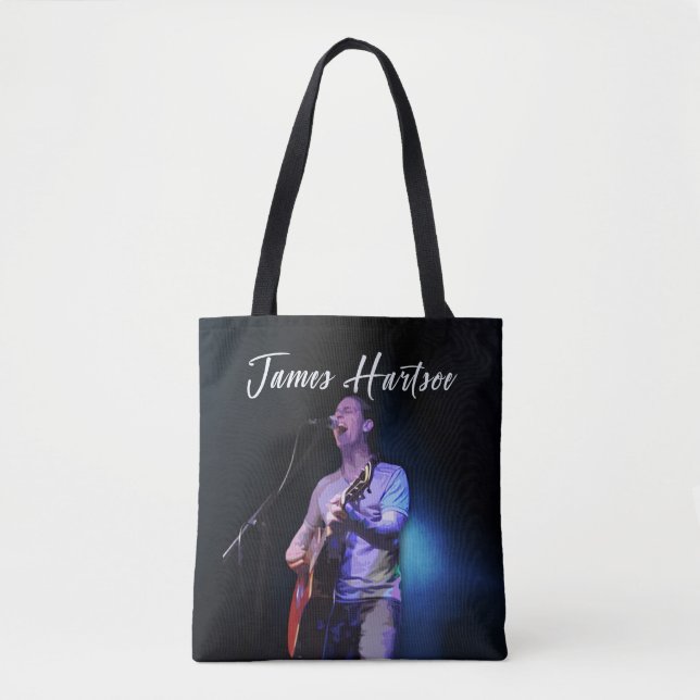 Tote Bag - James Hartsoe singen Tasche (Vorderseite)