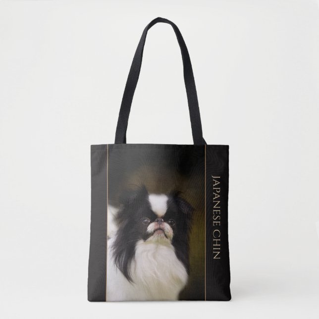 Tote Bag Japonais Chin Fourre-tout (Devant)