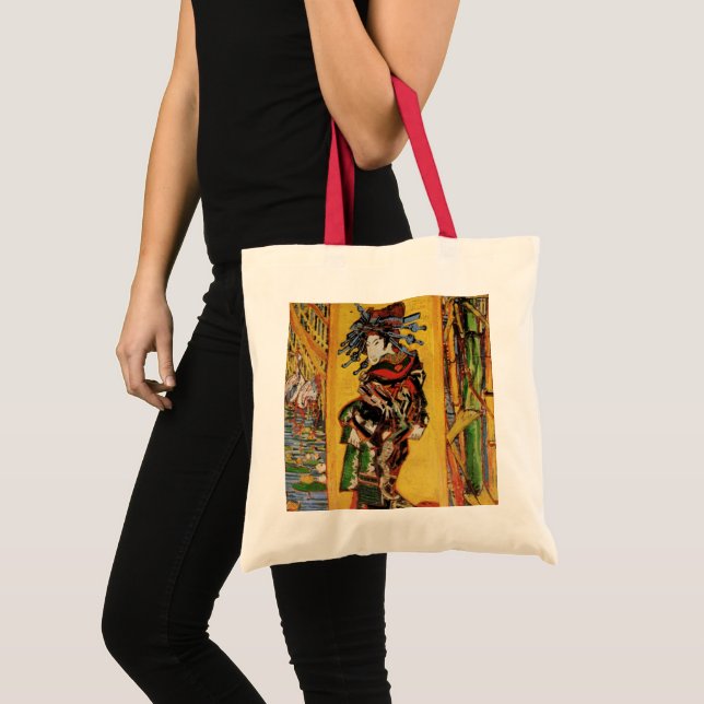 Tote Bag Japonais Courtesan Oiran par Vincent van Gogh (Devant (produit))