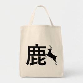 Tote Bag japonais Kanji Deer