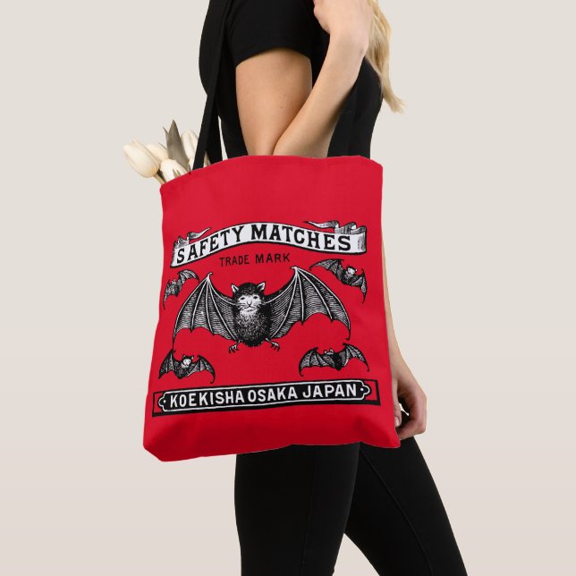 Tote Bag Japonais La Sécurité Correspond À Art Bats (De près)