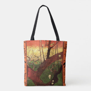 Tote Bag Japonisme : arbre de prunier en fleurs par Vincent