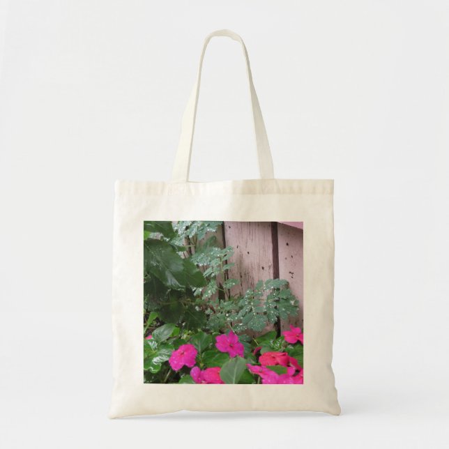 Tote Bag Jardin après la pluie - Vignoble de Martha (Devant)